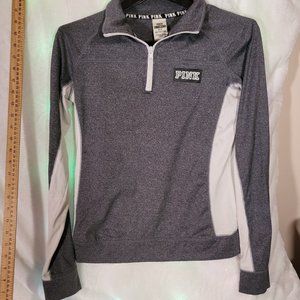 PINK quarter zip track jacket